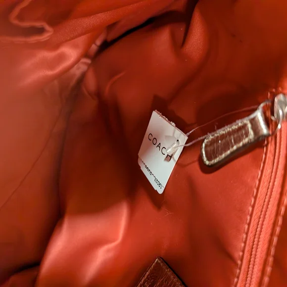 Coach Poppy Dream Signature C Glam Shoulder Tote Bag NWT - Picture 7 of 8